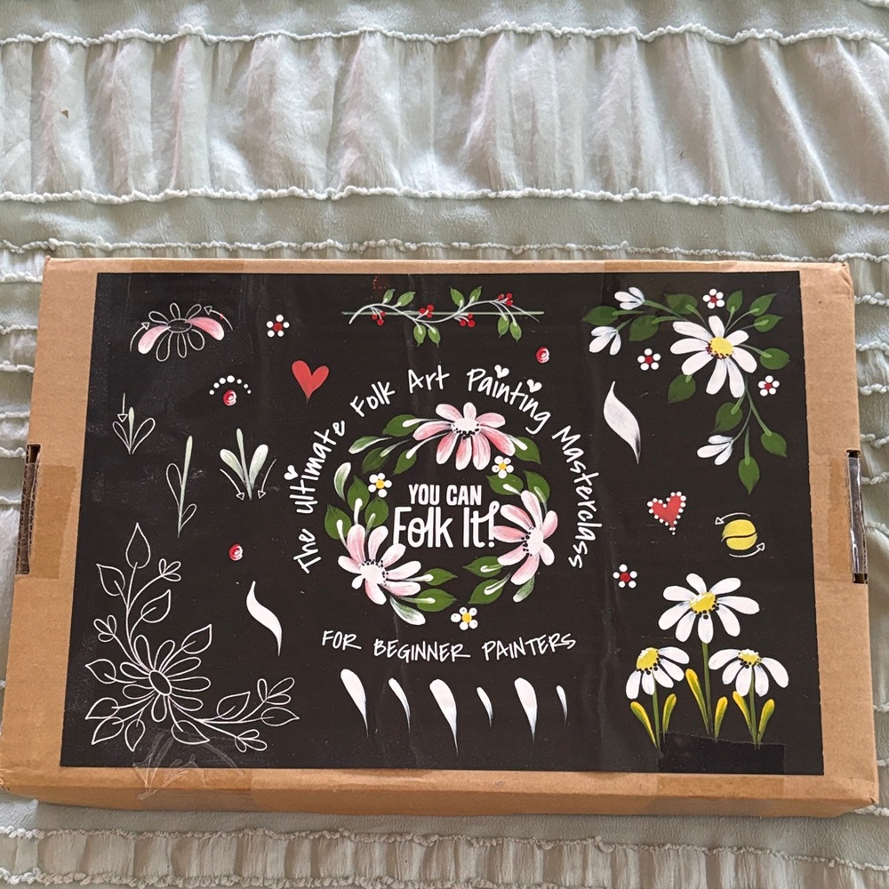 You can folk it painting kit new not used